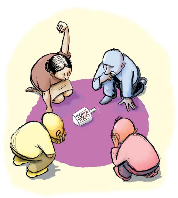 Todos ponen. Hacienda toma todo