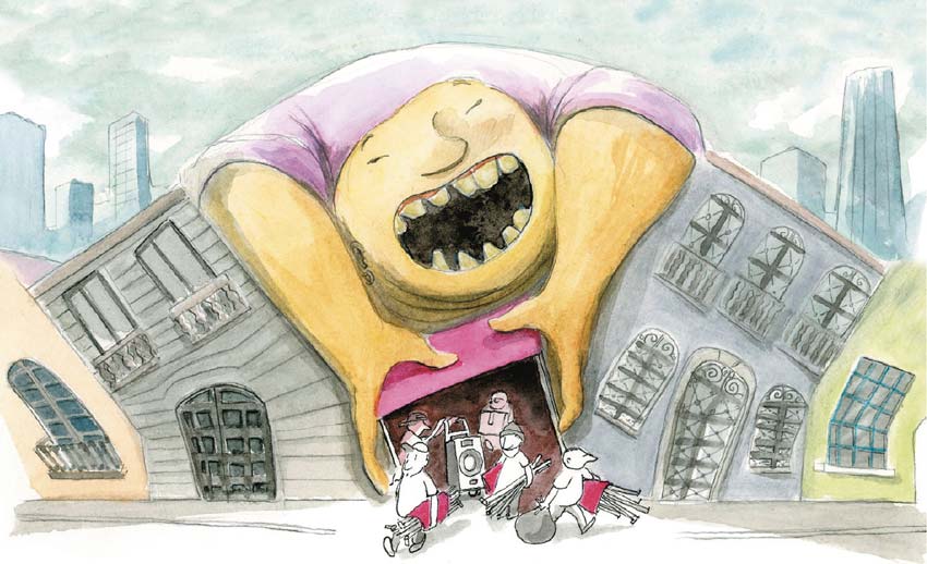 Edificios al margen de la ley en la colonia Escandón